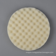 White Wave Sponge Polishing Wheel Car Foam Buffing Pad